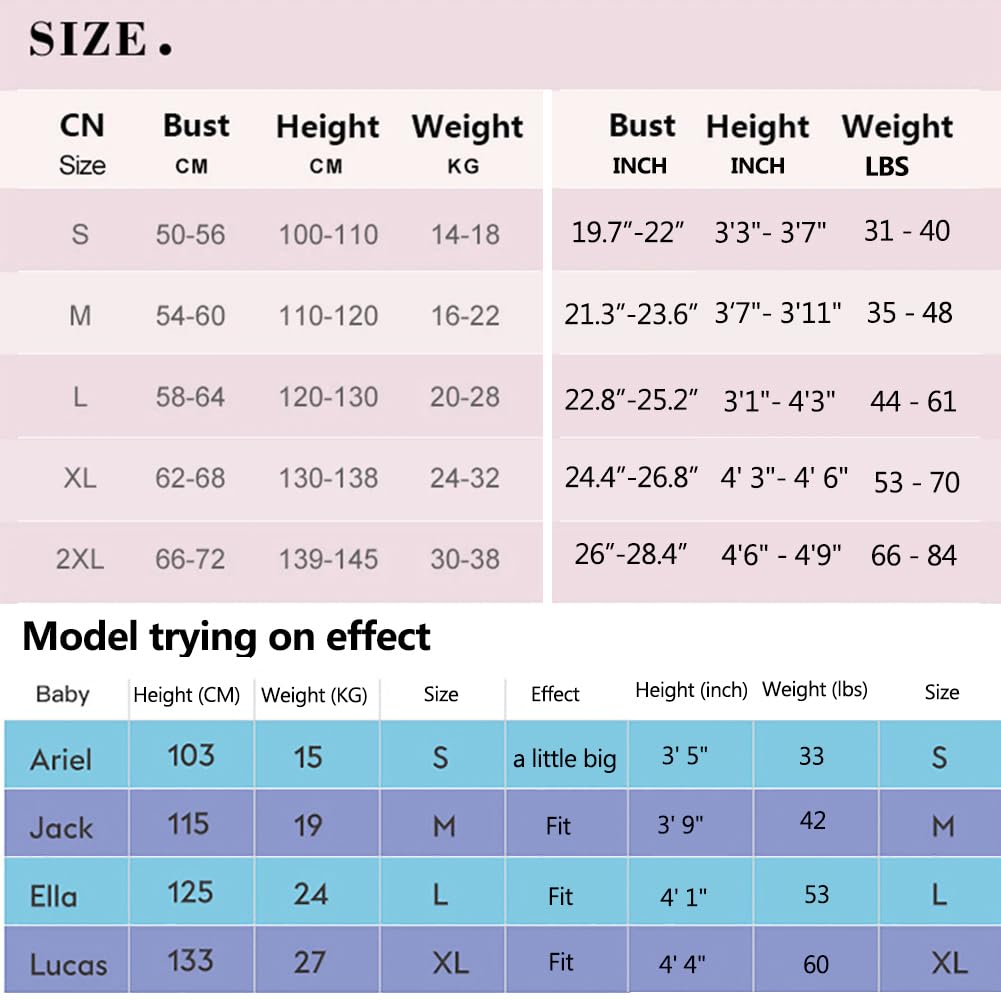 Traje de Neopreno para Niños y Niñas, Trajes de Neopreno de 2.5mm de Cuerpo Entero con Cremallera en la Espalda, UPF 50+ para Buceo, Surf y Clases de Natación,Black Girl,S