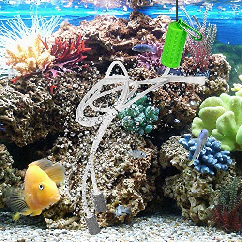 Fashionwu Aquarium Mini Usb Air Pump, Portable Fish Tank Oxygen Air Pump Ultra Silent High Energy Saving Oxygen Air Pump For Fish Tank With Air Stone And Silicone Tube #TOP7