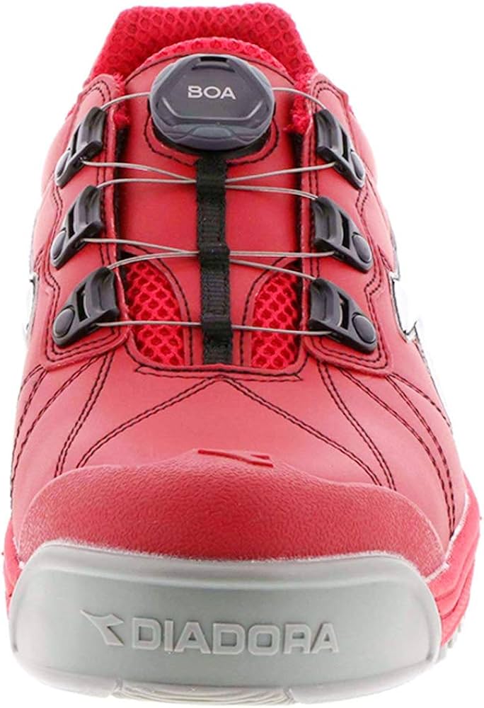 Amazon.co.jp: ディアドラ DIADORA安全作業靴 フィンチ 赤/銀/赤 29.0