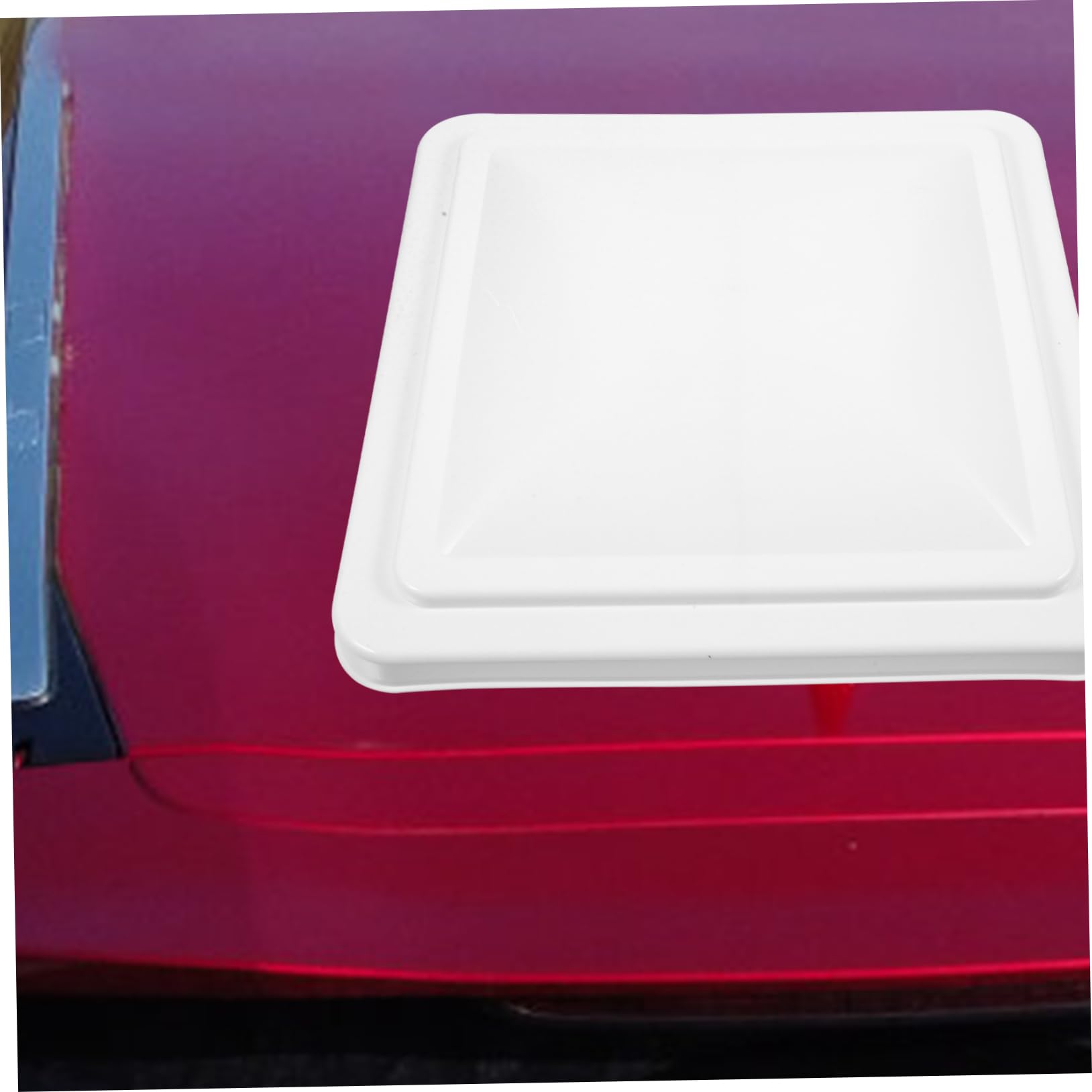 Cabilock Copertura Ventilazione Efficiente per Finestra Camper 14x14 Pollici e Plastica Bianca Installazione Semplice Tetto Veicoli Ricreazionali