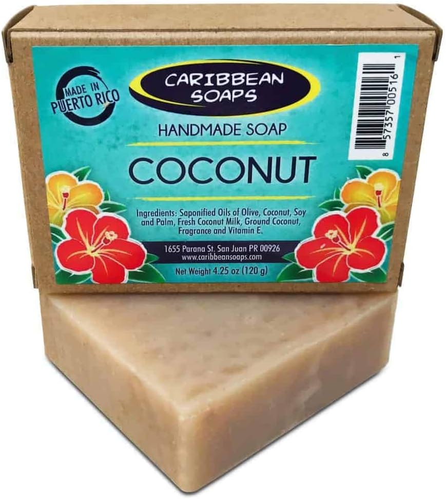 Caribbean SoapsCoconut Handmade Soap - 4.25 oz.