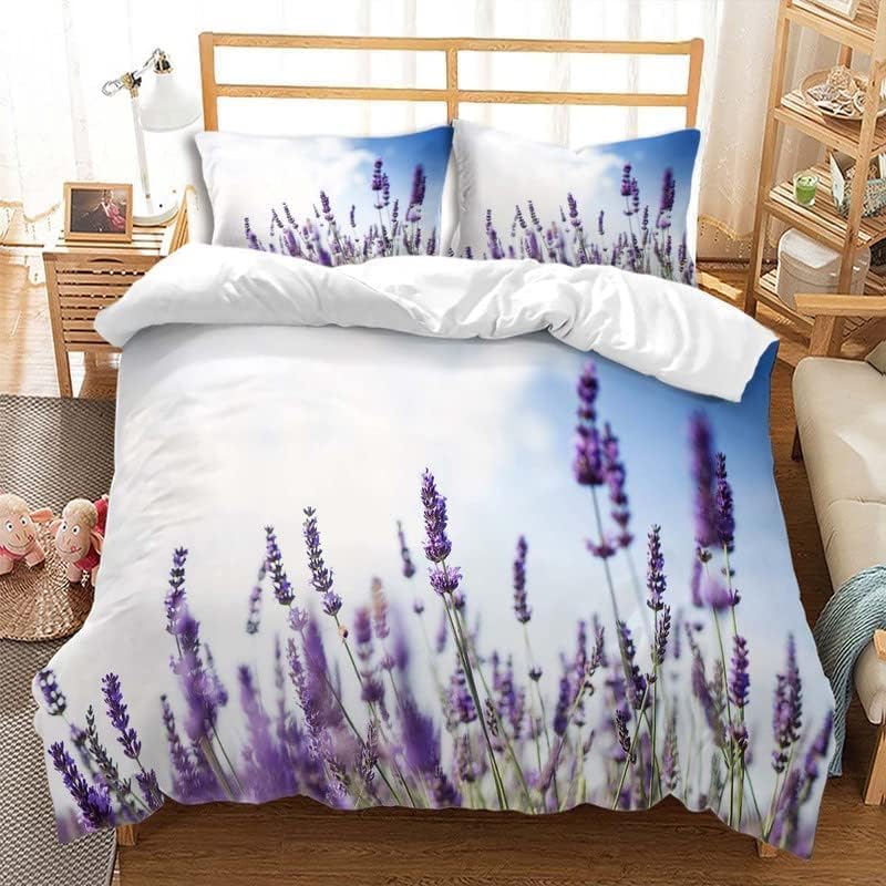 Housses couette lavande 140x200 pour transformer votre chambre en oasis de calme