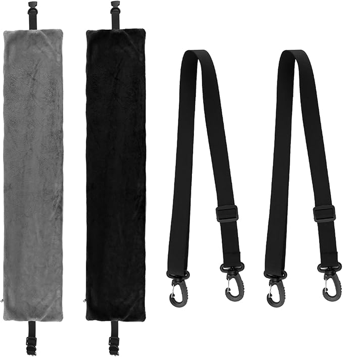 Set 2 Almohadas Viaje Ajustable Terciopelo miniatura 9