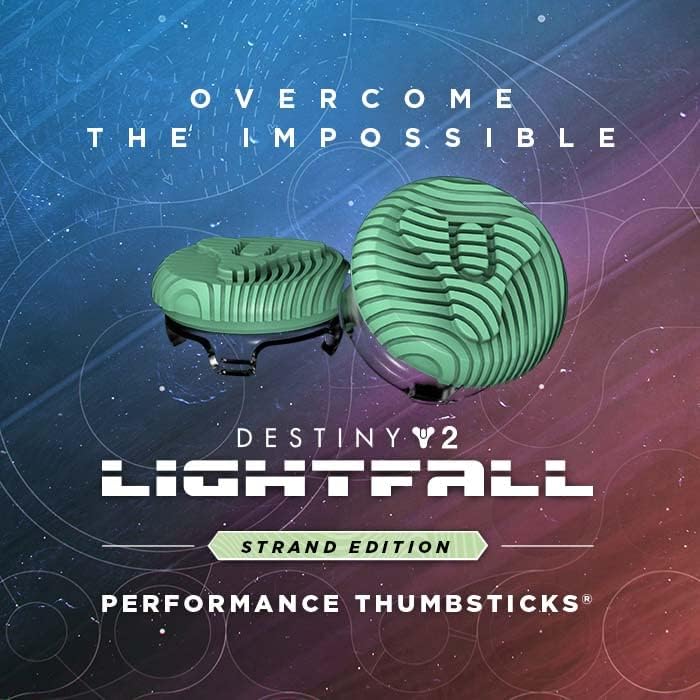 Vista 5 de KontrolFreek Destiny 2 Lightfall Performance Thumbsticks para Xbox One (XB1) y Xbox Series X (XBX) 1 High Rise, 1 Mid Rise