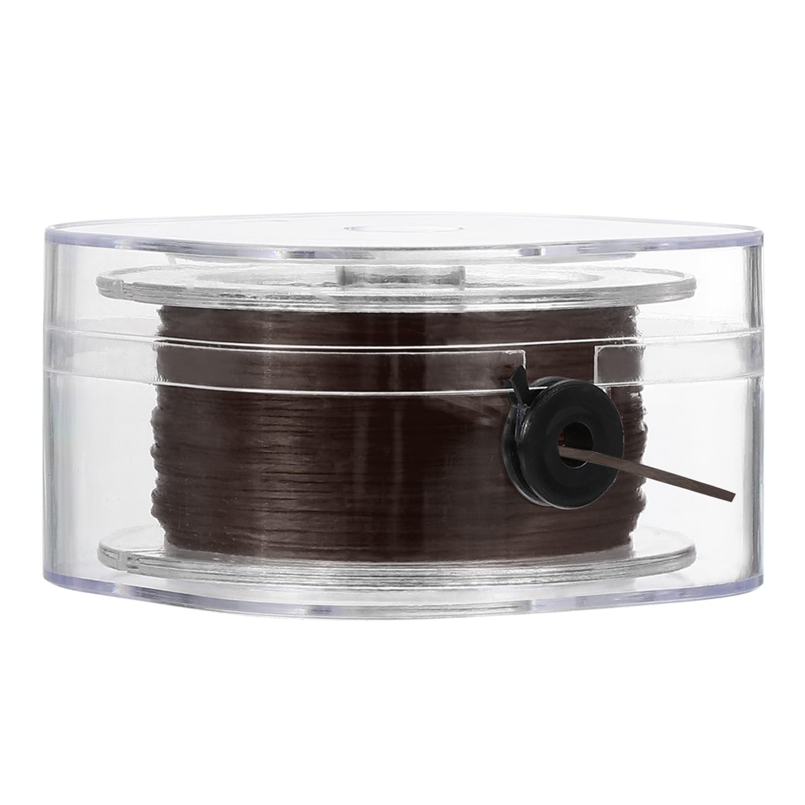 PATIKIL Elastic String for Bracelets, 0.8mm x 98-Yard Stretchy Bracelet String Stretch Bead Cord for Seed Beads, Jewelry and Bracelets Making, Brown