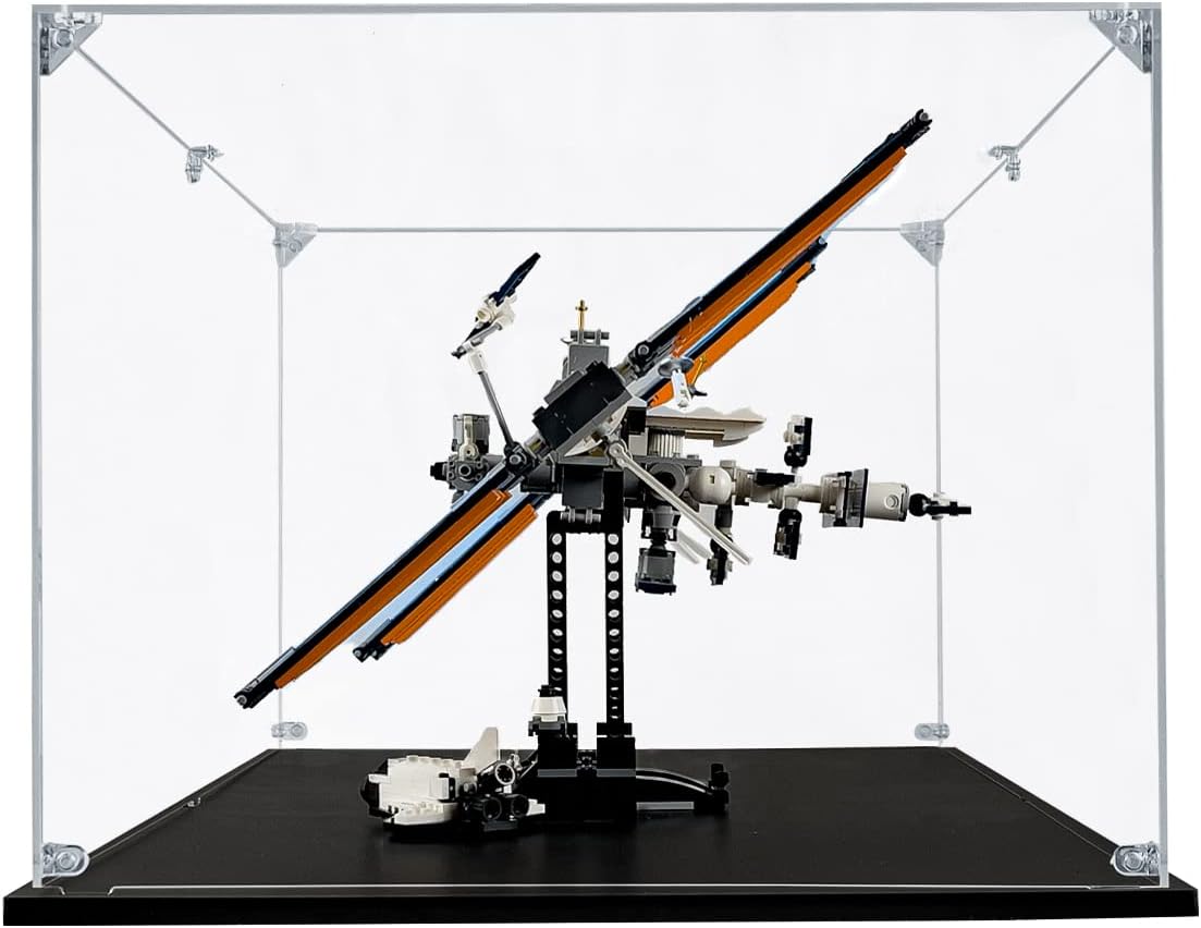 Acrylic Display Case Compatible for Lego International Space Station #21321, Dustproof Display Case (Case Only) (Lego Sets are NOT Included)