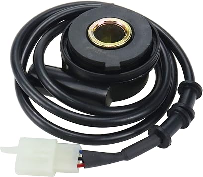 Modengzhe Motorcycle Digital Odometer Senser Cable with 3-Pin Connector Motorbike Speedometer KPH Senser Harness Replacement 3Ft Length