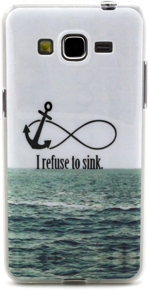 For Samsung Galaxy Grand Neo I9060 Case, IVY I Refuse To Sink Graphic,Snap-on TPU&IMD Soft Case Cover Skin For Samsung Galaxy Grand Neo I9060 / Samsung Galaxy Grand Duos i9082 i9080 GT-I9082