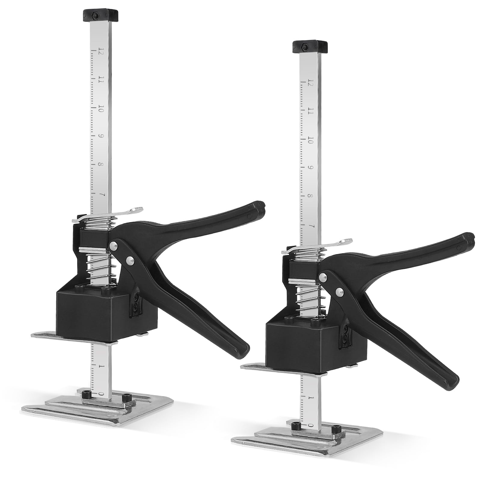 DBREAKS 35CM Arbeitssparender Arm, 2Pcs Arm Handwerkzeug Heber, Bis zu 220 kg, Möbelheber mit Skala, Keramikfliesen Höhenregler, Multifunktionale Handhebewerkzeug für Fliesenheber, Gipskartonplatten
