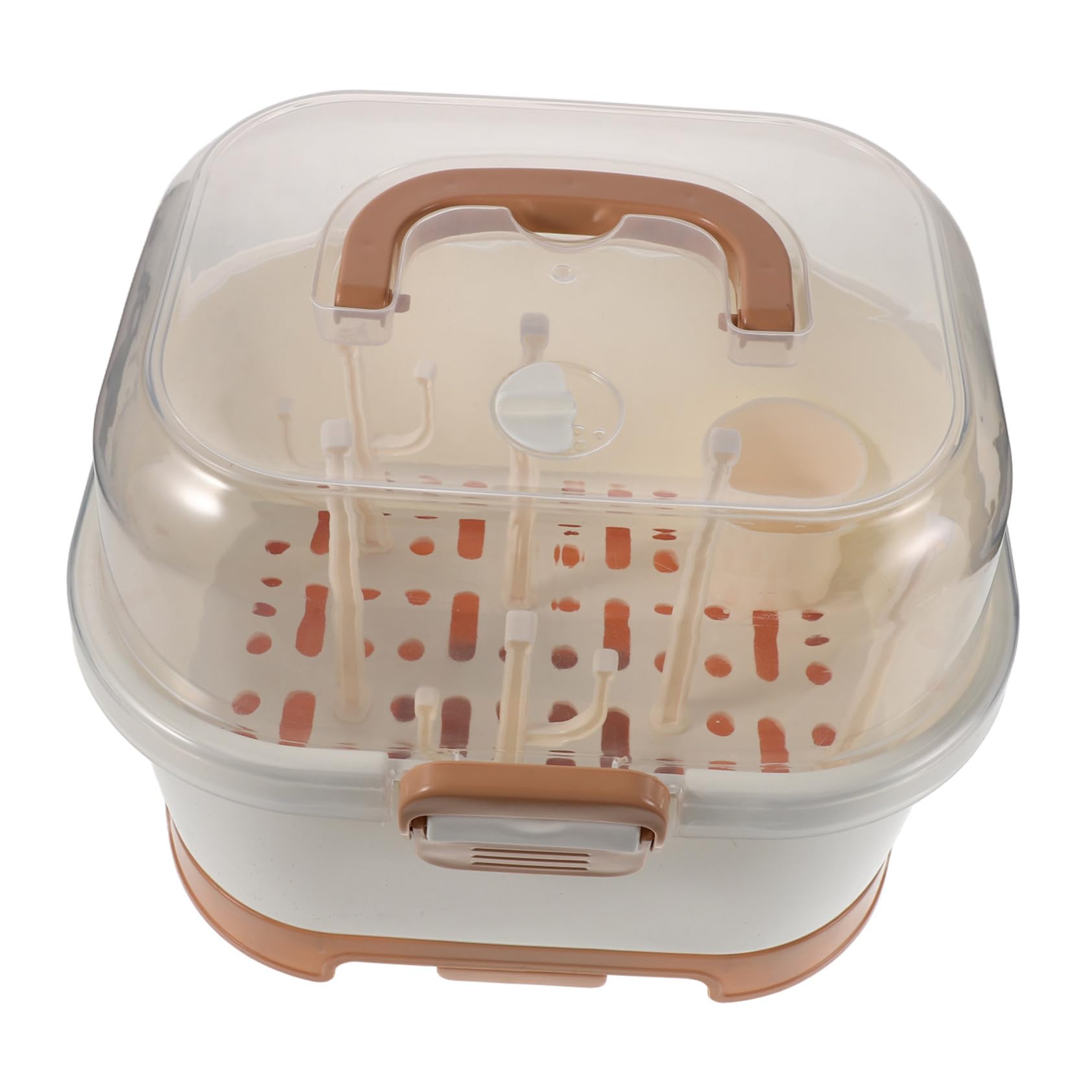 Boîte de rangement pour biberons avec porte-tasses et séchoir de comptoir