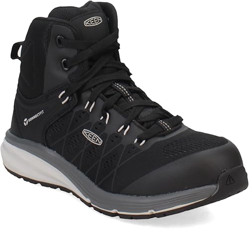 KEEN Utility Botas de trabajo impermeables Vista Energy con punta compuesta media para mujer