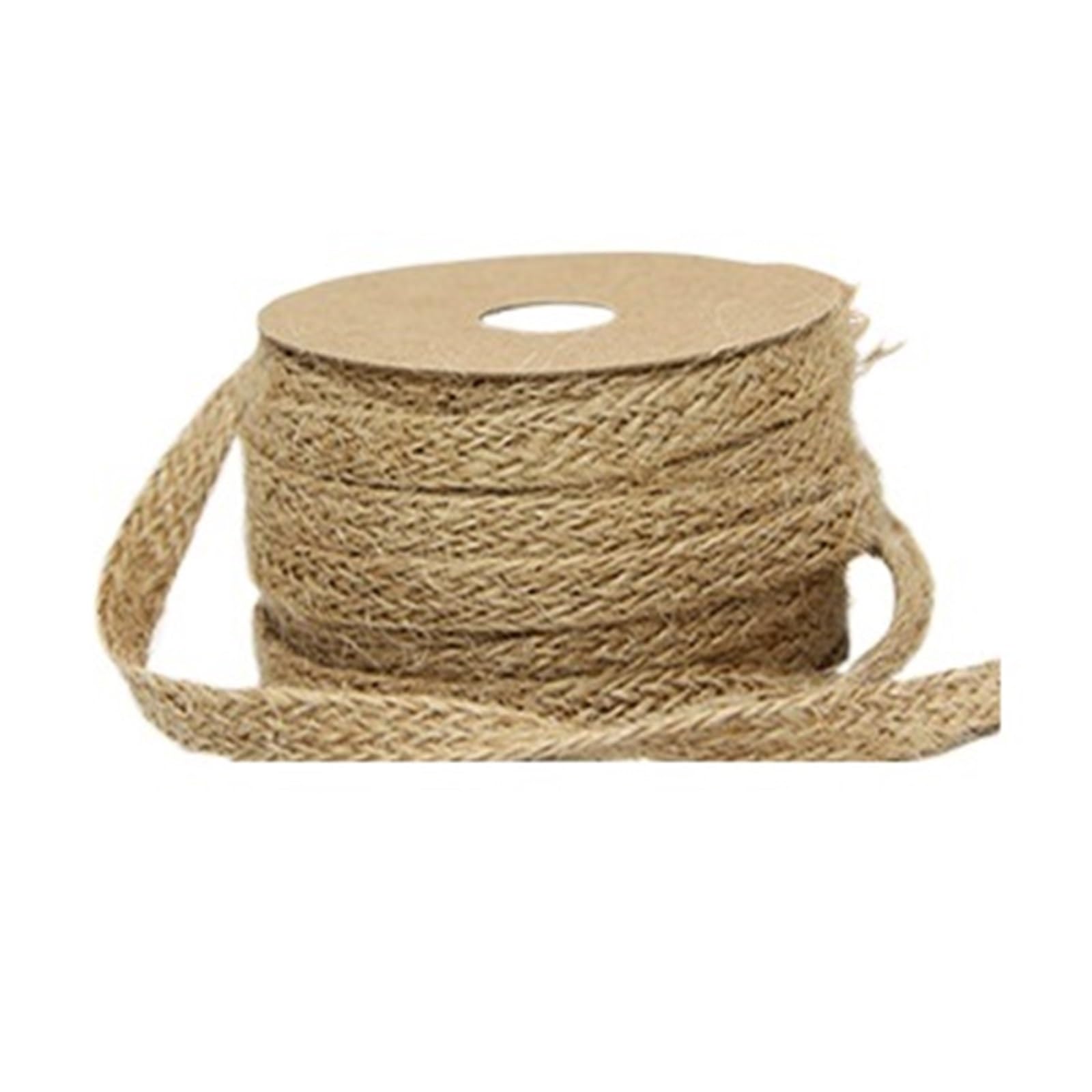 10M Jute Braided Ribbon Flat Burlap Twine