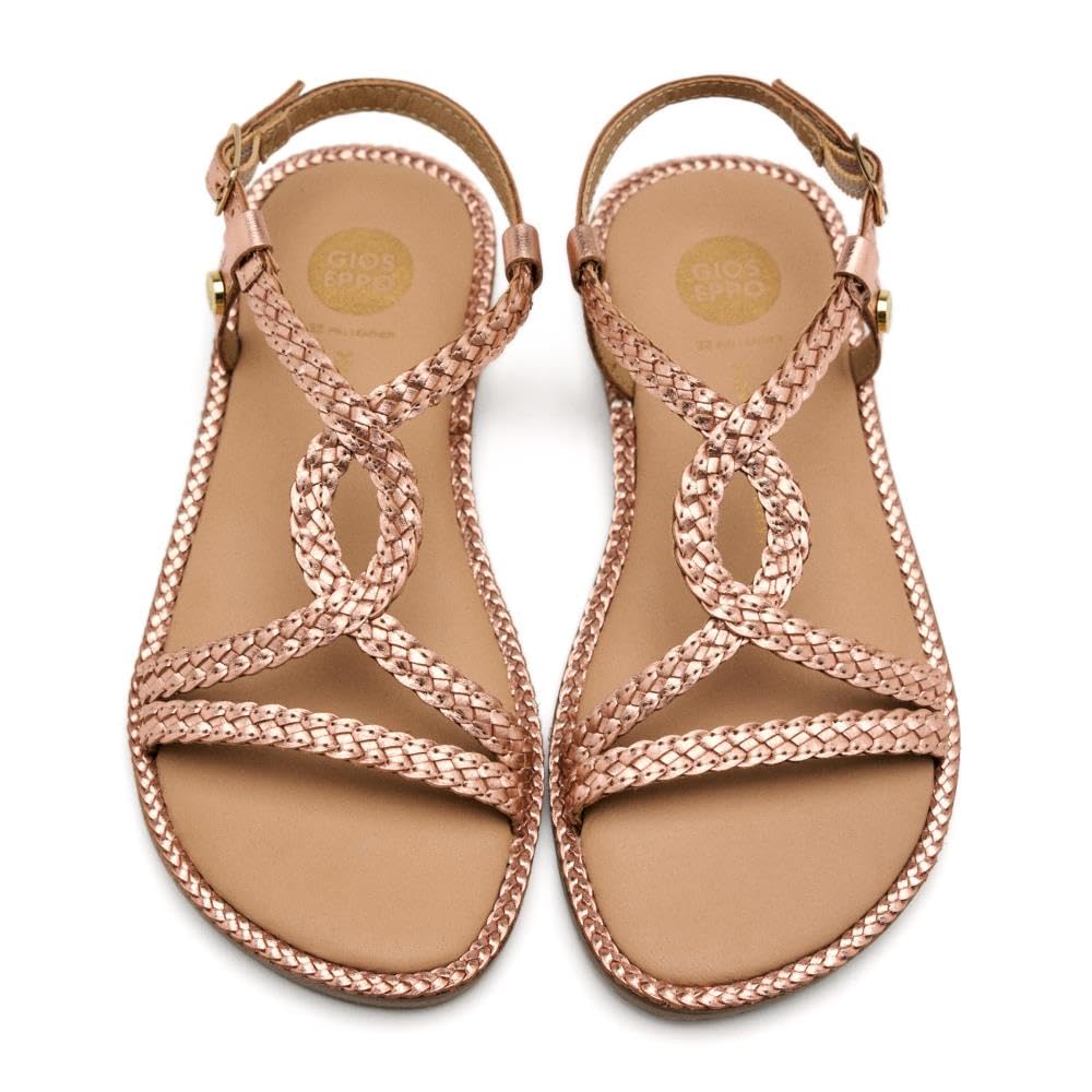GIOSEPPO Suffield Flat Sandal, Rose Gold, 13.5 UK Child