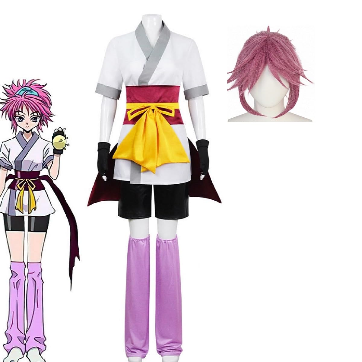 Amazon.co.jp: AMCA ハンター×ハンター マチ＝コマチネ コスプレ衣装 