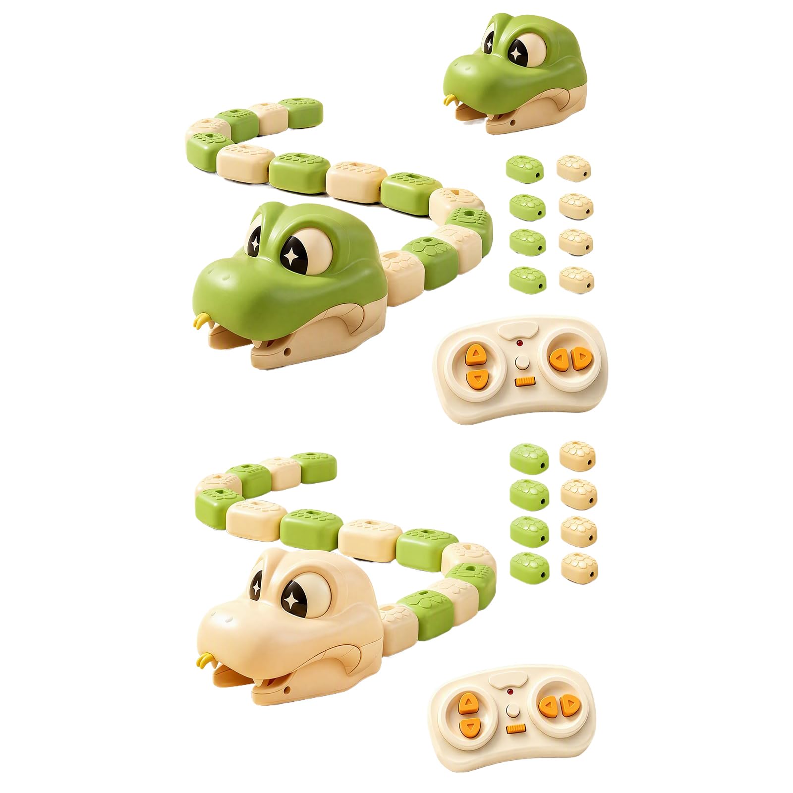 2 uds Control Remoto magnético Juego de Serpiente LED