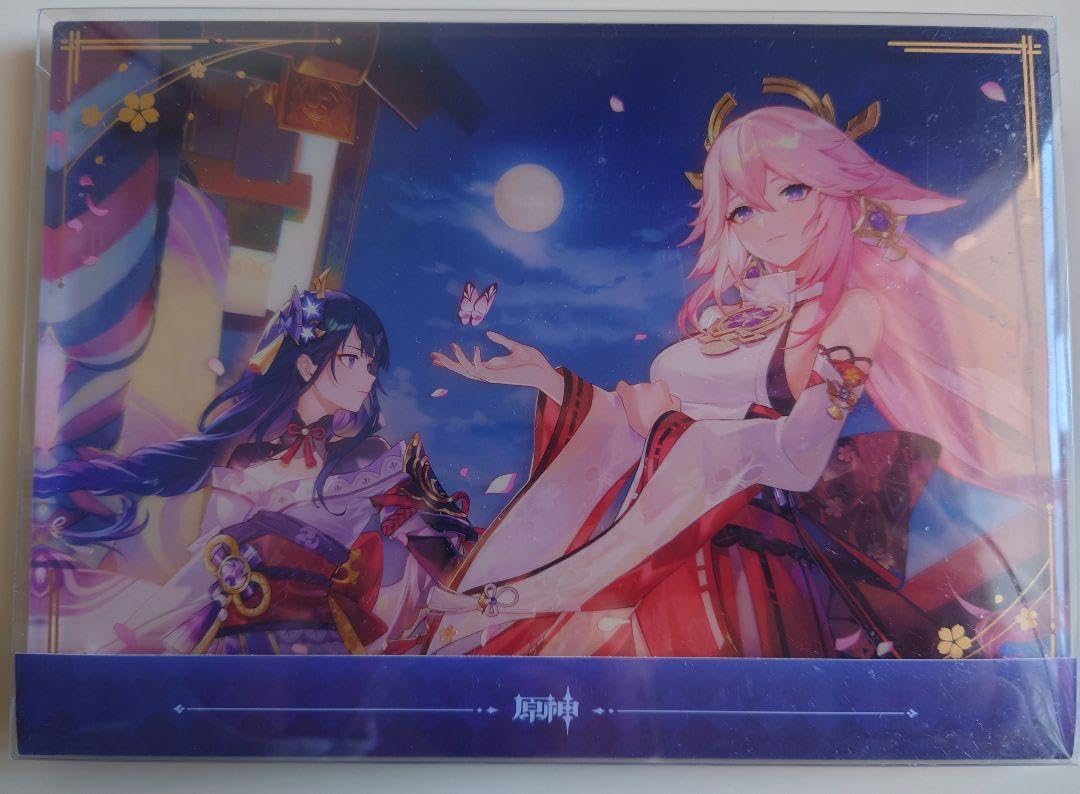 Amazon.co.jp: 原神 アクリルボード 雷電将軍 八重神子 アニメイト