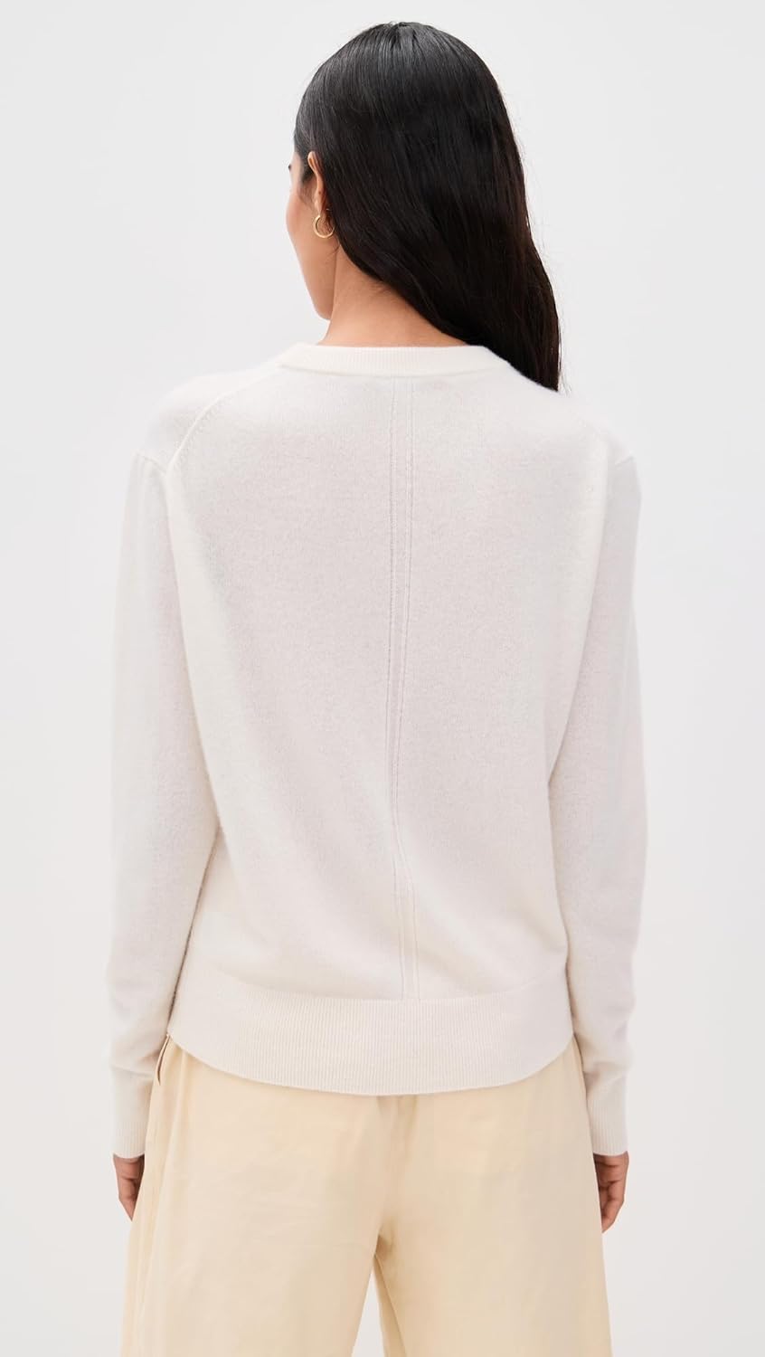 Cashmere Crewneck by White + Warren - Image 4
