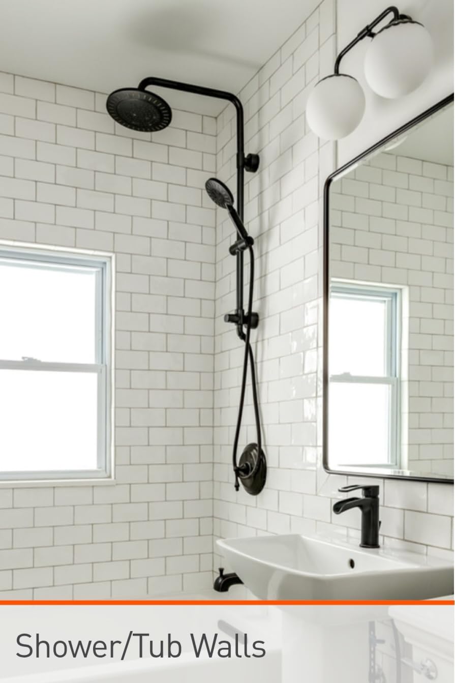 MusselBound® - Shower/TUB Wall - Tile Installation EZ Kit (up to 67.5 sq ft) The Clean, Easy, No-Stress Way to Install Wall Tile