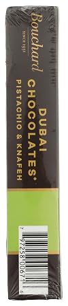Bouchard Dubai Chocolates Pistachio & Knafeh Premium Chocolate 4.6 Oz