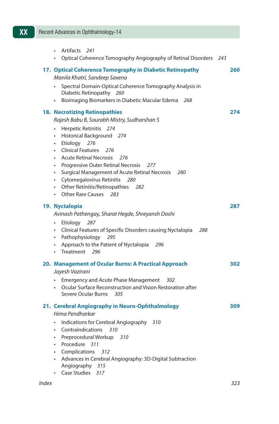 Recent Advances in Ophthalmology (Vol. 14) 3