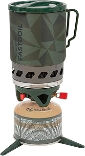 HIGHLANDER Lightweight Camping Stove: Only 570g Stove with Piezo Ignition - 1.1L Pot for Backpacking and Hiking - Portable Propane Gas Burner - Perfect Outdoor Equipment for Your Next Adventure!