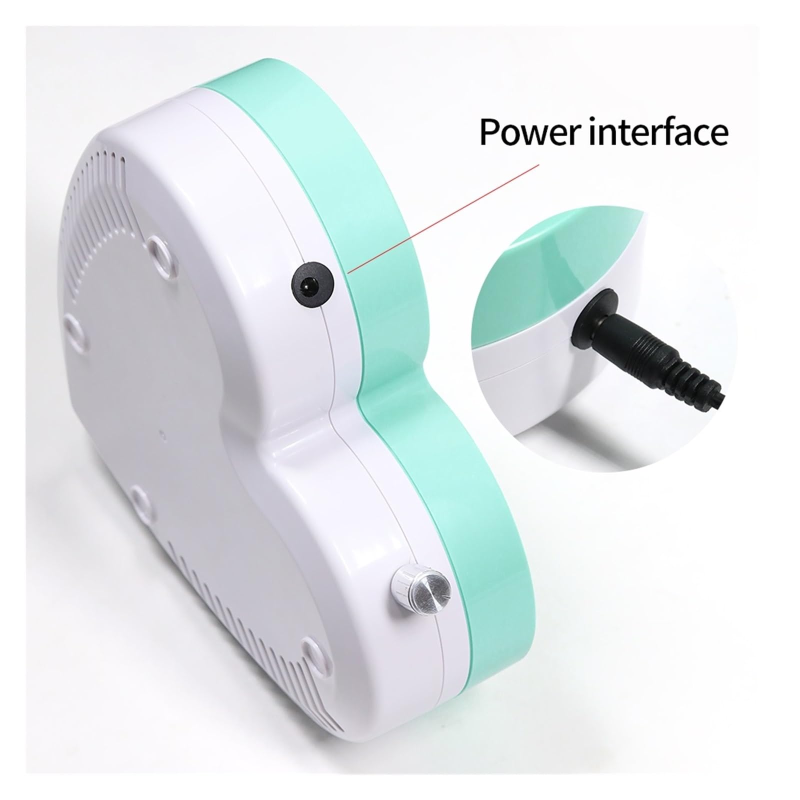 Colector de polvo para uñas, Extractor de polvo uñas Metal verde, ventilador for manicura, colector Gel, aspiradora, equipo salón, herramienta Para uso doméstico