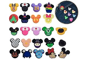 22PCS Disney Pins Trading Board Metal Alloy Cute Cartoon Brooch Pin Brooch...