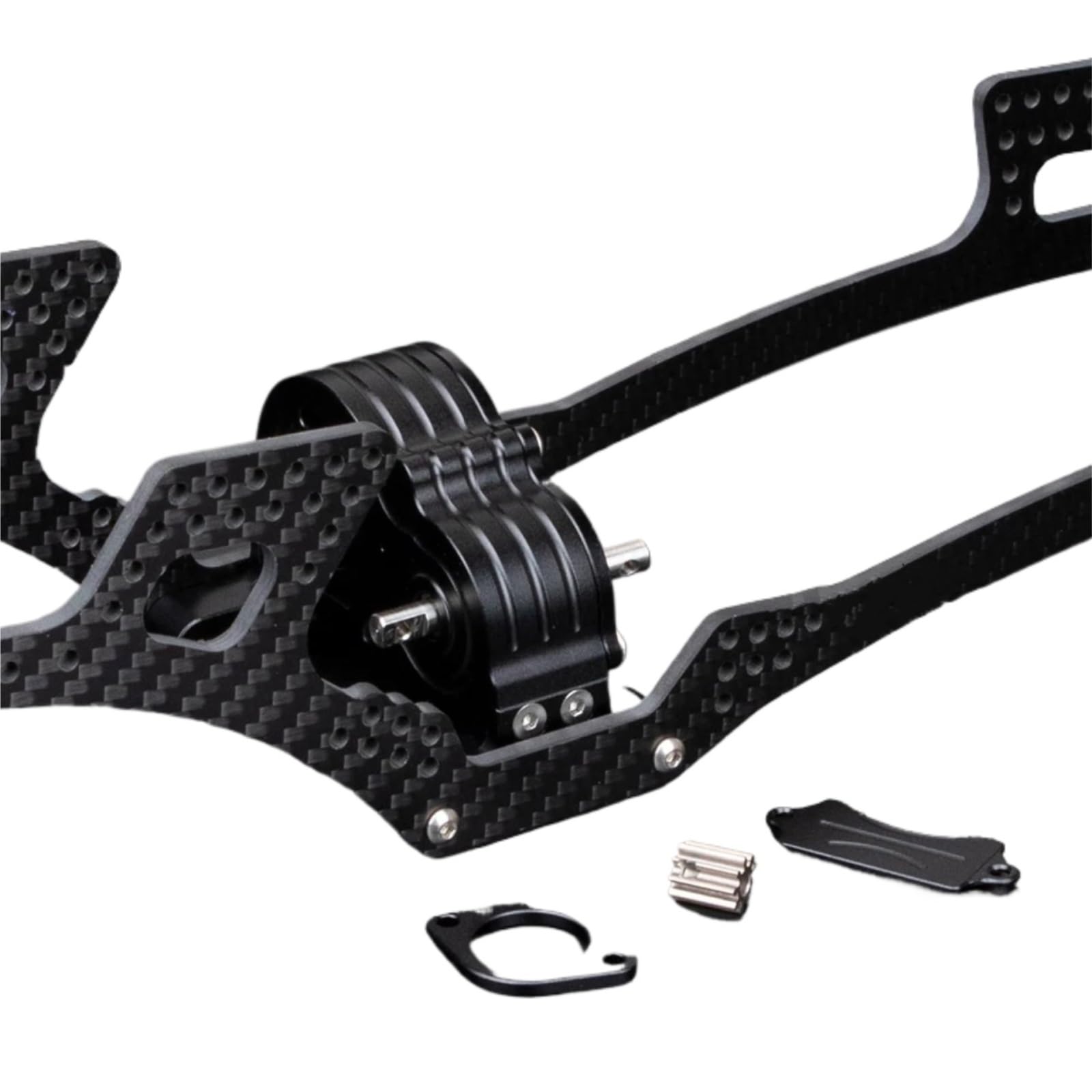 Per Imbroglioni Per LCG 1/10 RC Crawler Trasmissione Cambio Con Ingranaggi R2 Per Telaio Telaio Basso Baricentro Camion Costruzione Parti