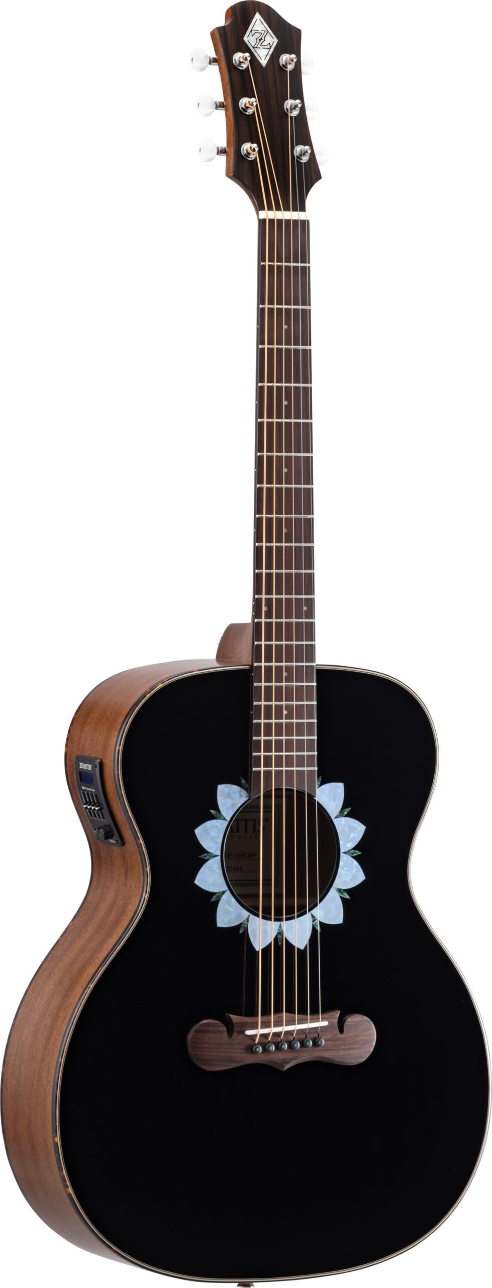Amazon | Zemaitis CAF-90F, Gloss Black Mother of Pearl | エレアコ