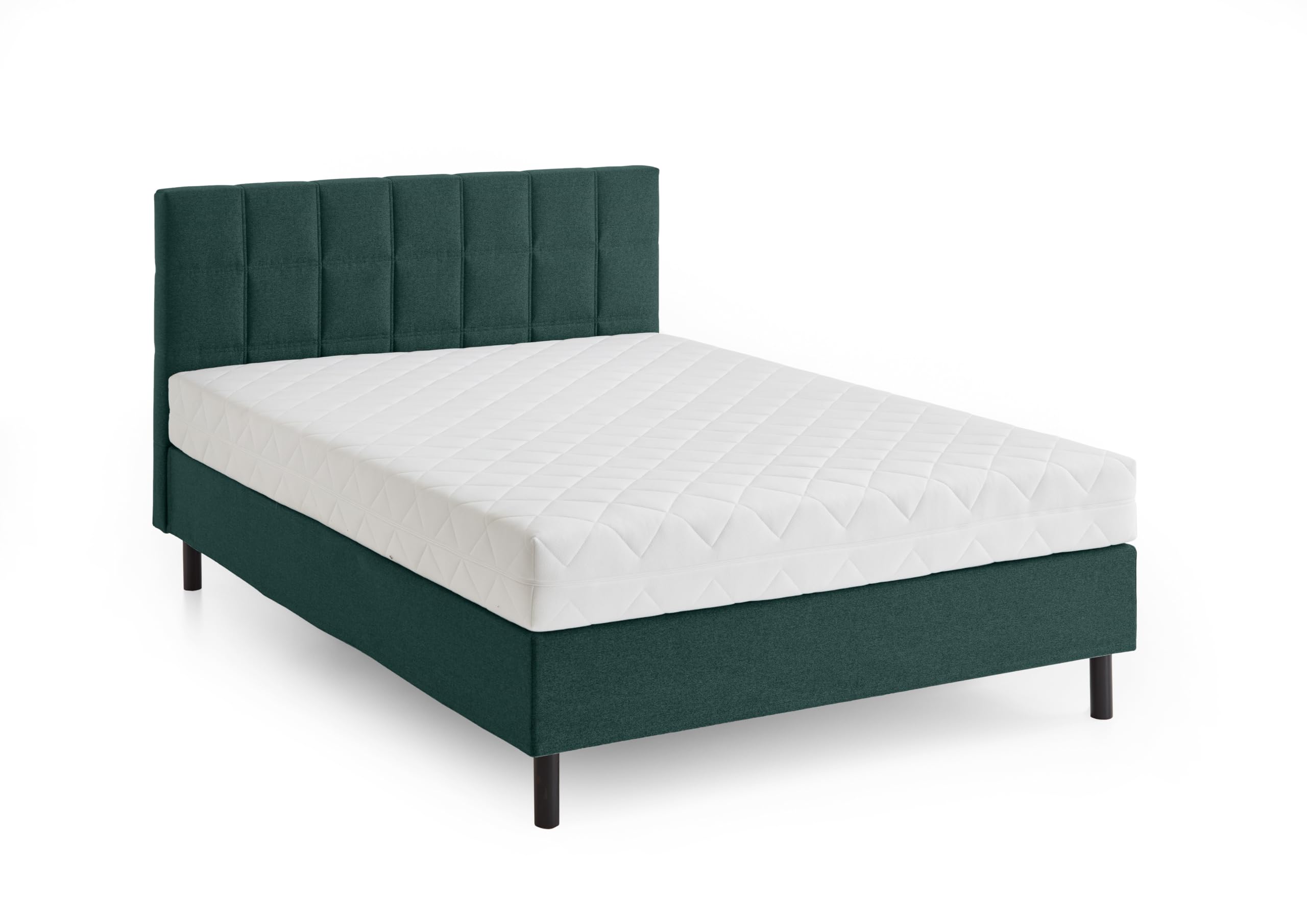 Atlantic Home Collection Letto da boxe Nikola con materasso TFK H3, verde, 120 x 200 cm