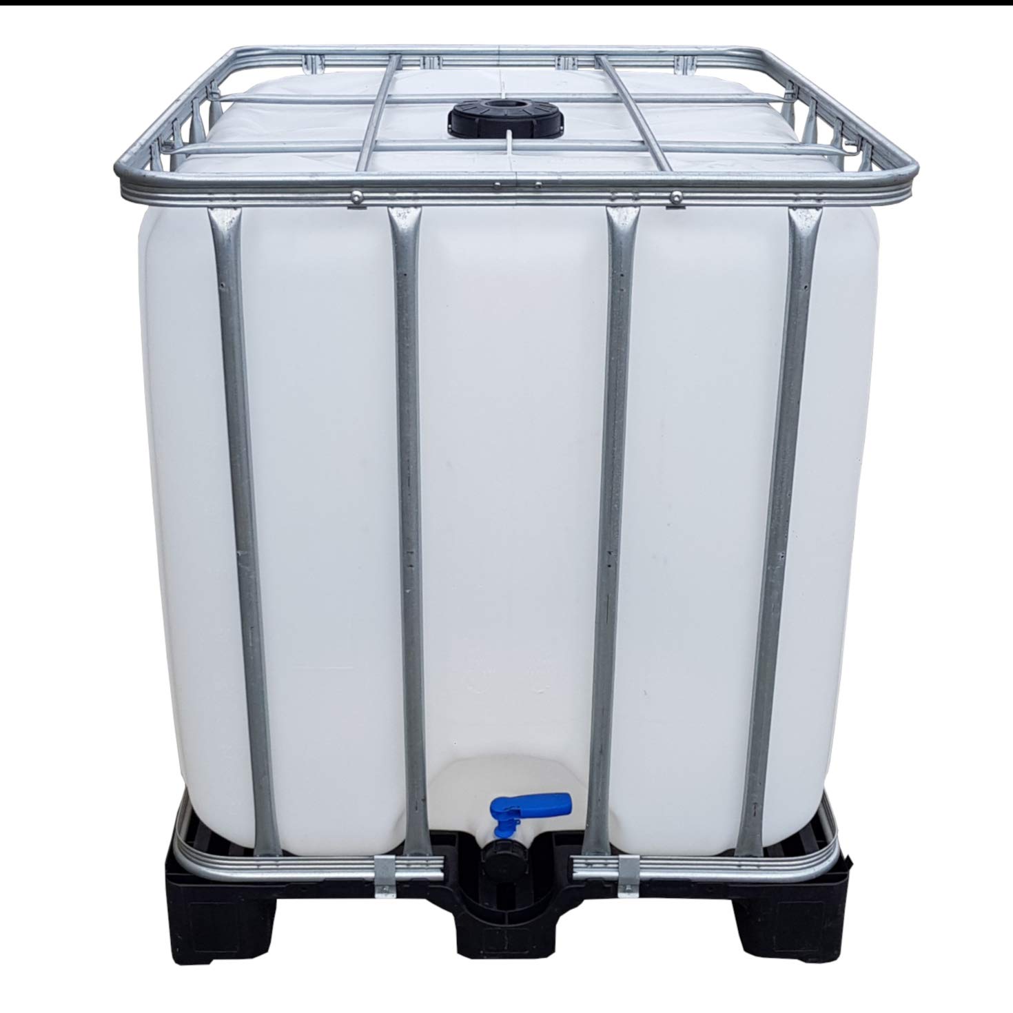 1000l IBC Wassertank Container Tank Lebensmittel/Restentleert Kunststoffpalette
