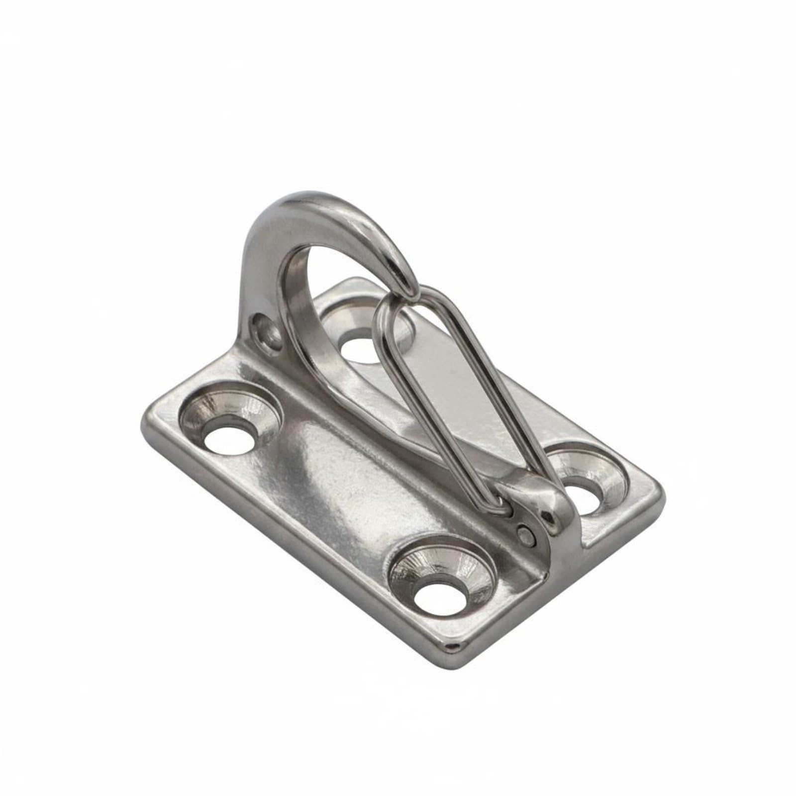 Ojiva® Square Eye Plate Rust-Resistant Stainless Steel Pad Eye Heavy Duty | This marine hardware is made from stainless steel for reliable use in damp, salty, and outdoor environments, helping reduce-image-4