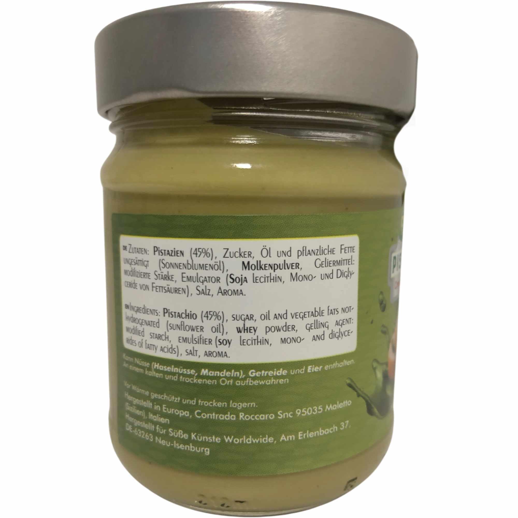 Pistachub Pistaziencreme mit 45% Pistazien (190g Glas) + usy Block Lebensmittel & Getränke