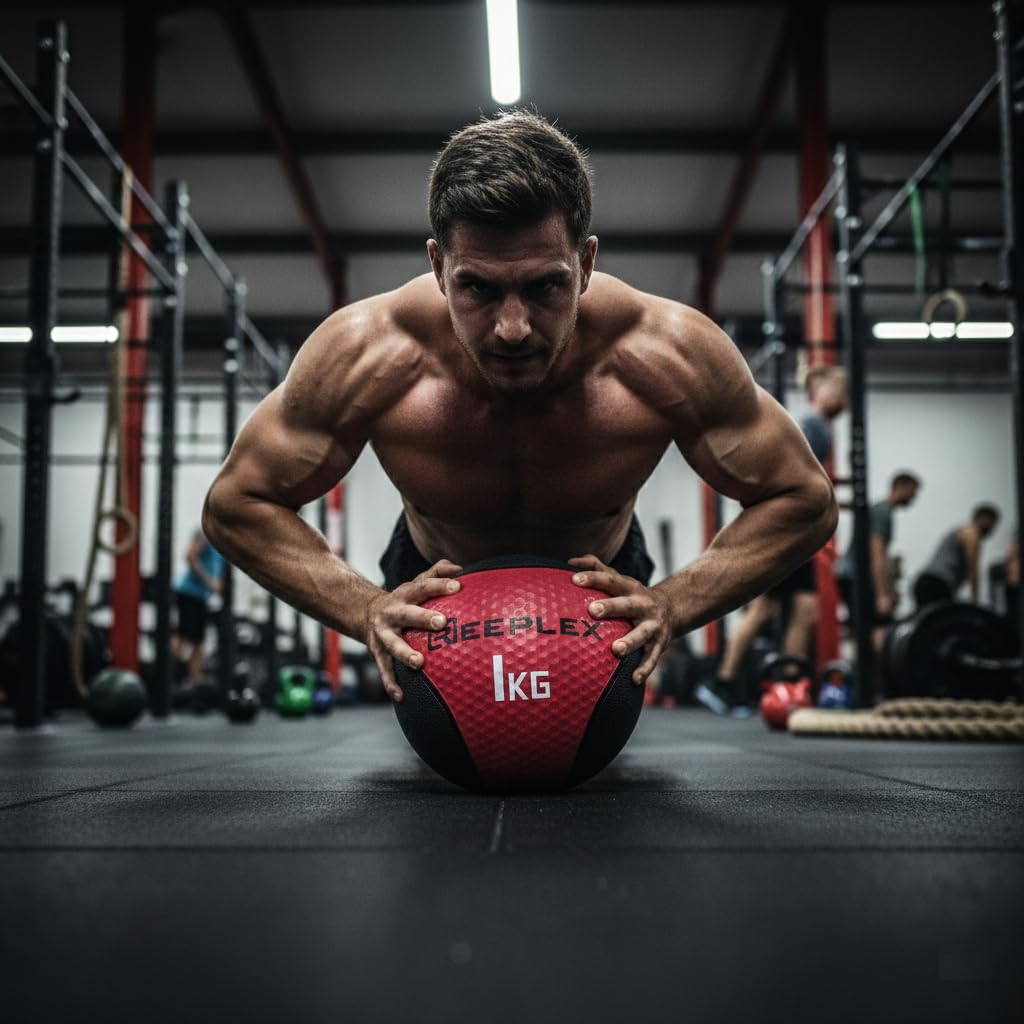 Slam Ball Rebote – de 1 kg a 10 kg Potencia Tus Rutinas con Este Balon Peso ReboteBalón Pro 3kg Balón Antideslizante para Levantamiento y balón Medicinal con Bote