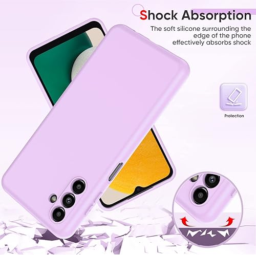 Miniatura 12 de LeYi Funda para Samsung Galaxy A13 5G: A13 5G con 2 protectores de pantalla de vidrio templado para mujeres y hombres, funda protectora delgada