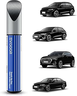 🎁 FREEBIE: (LY9T/0E) Mythos Black Metallic Touch Up Car Paint for Audi Scratch Repair Quick and Easy Repair Solution