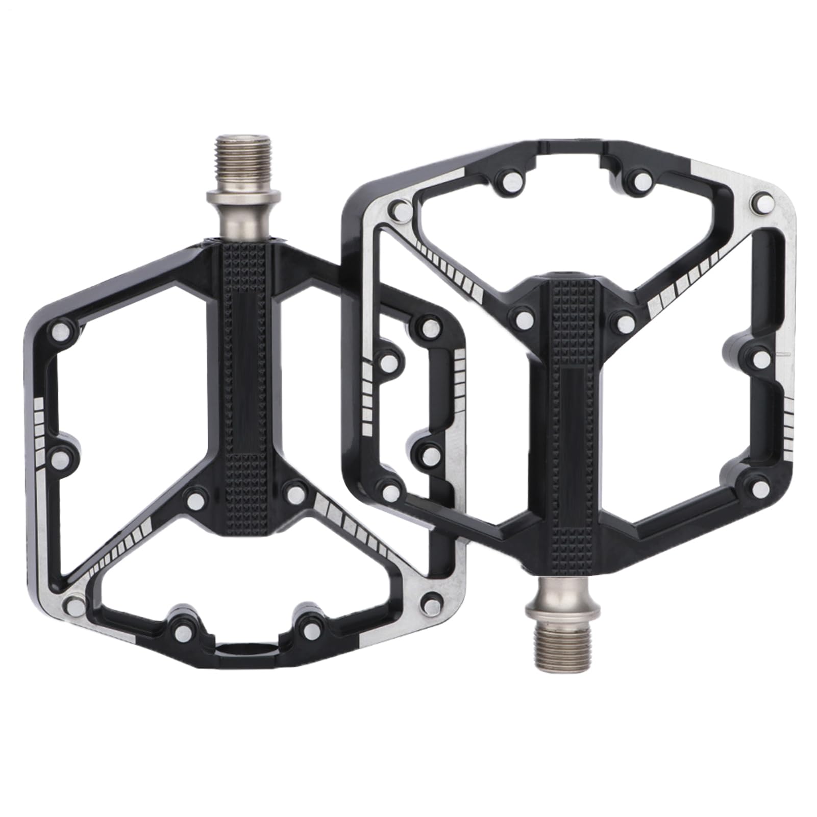 Pedales de bicicleta de carretera, ligeros rodamientos de DU, pedales anchos especialmente para bicicletas de montaña, para ciclismo, al aire libre, viajes, senderismo, entrenamiento, entrenador de