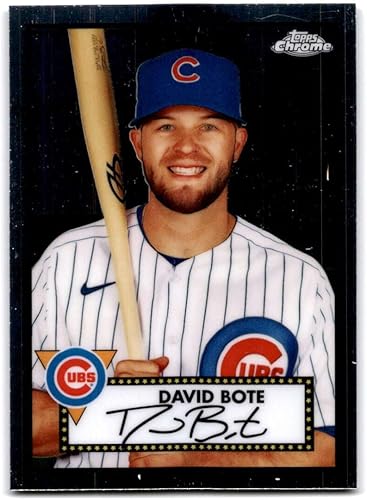 2021 Topps Chrome Platinum Anniversary 246 David Bote Chicago Cubs Baseball
