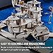 3D RPG Miniatures Ship Wood Laser Cut, 3-Level with 1