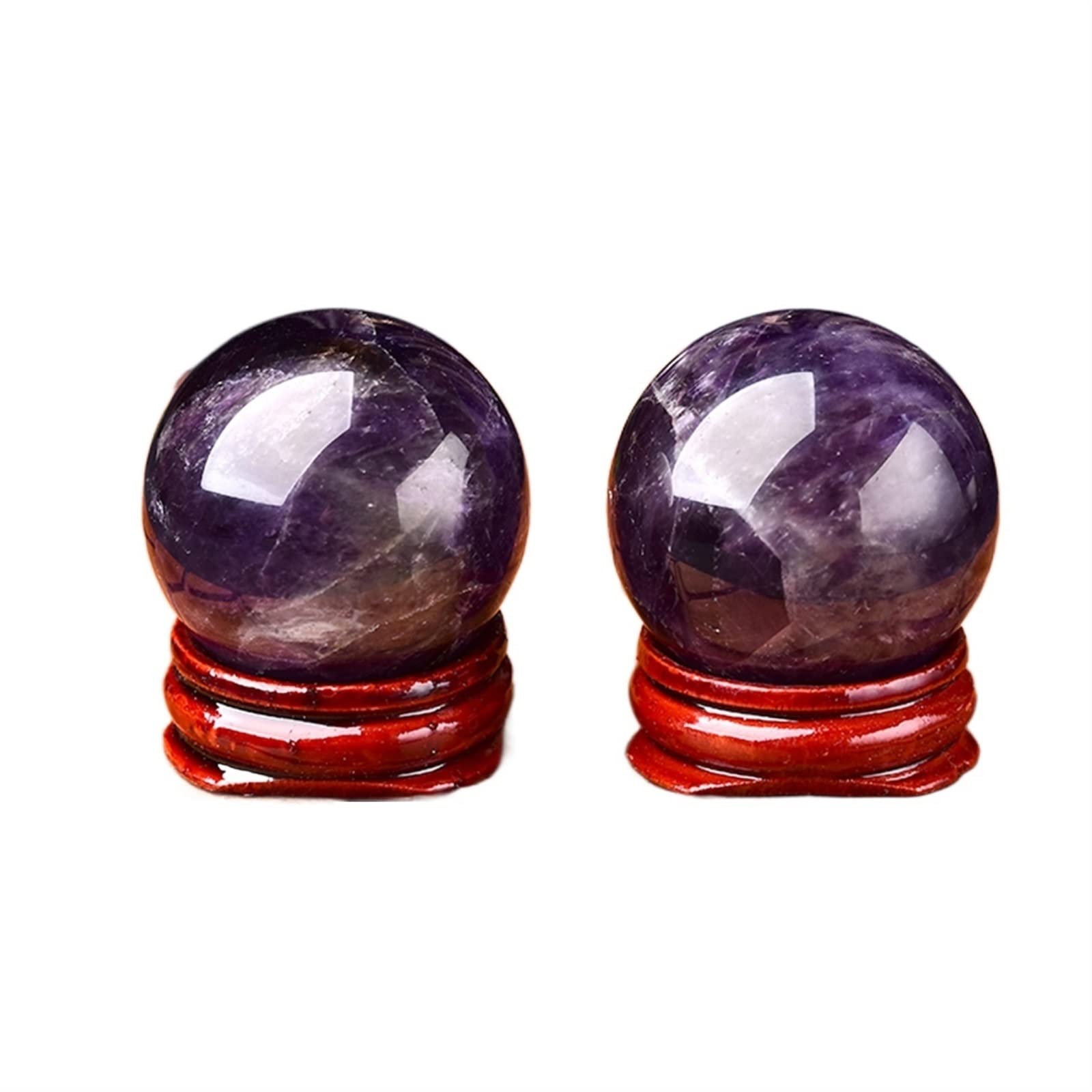 Bola de amatista natural de 35-40mm en color morado para decoracion del hogar