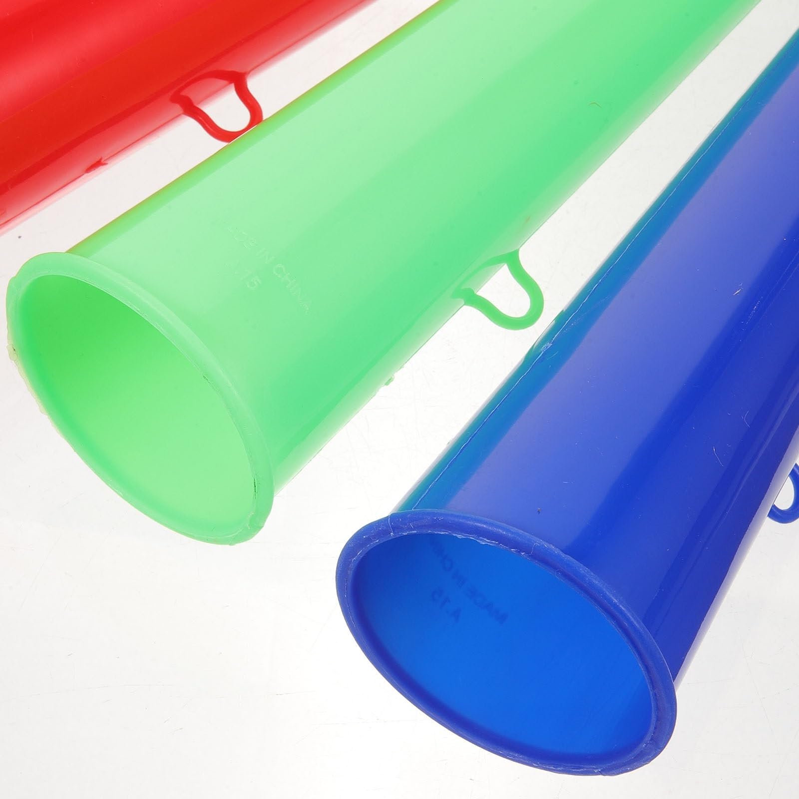 Trompette de Sport en Plastique Couleur vive, Cornes Jeu bruyantes for Les Fans, encourageant événements Sportifs, fêtes, Concerts, Festivals, 6 pièces pour Match de Football