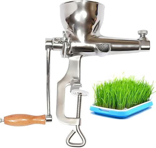 Wheatgrass Extractor Portable Wheatgrass Juicer,Wheatgrass Juicers Manual Stainless Steel Wheatgrass