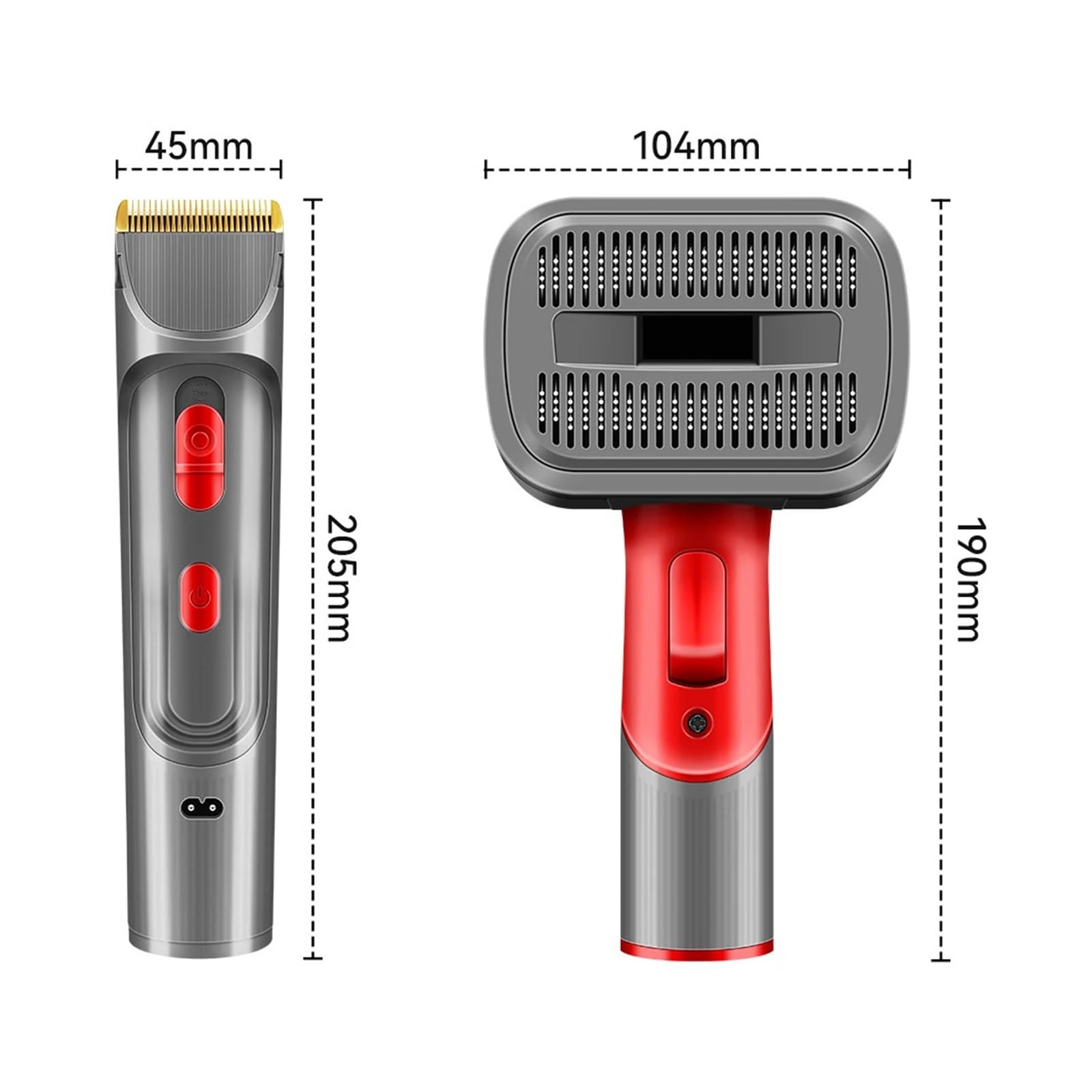 Kit de Cabezal de Cepillo for Cuidado de Mascotas, Compatible con Dyson V7 V8 V10 V11 V15, Juegos de Herramientas for Peluquero de Perros y Gatos | V7 V8 V10 V11 V15, juegos de herramientas for peluquero de perros y gatos