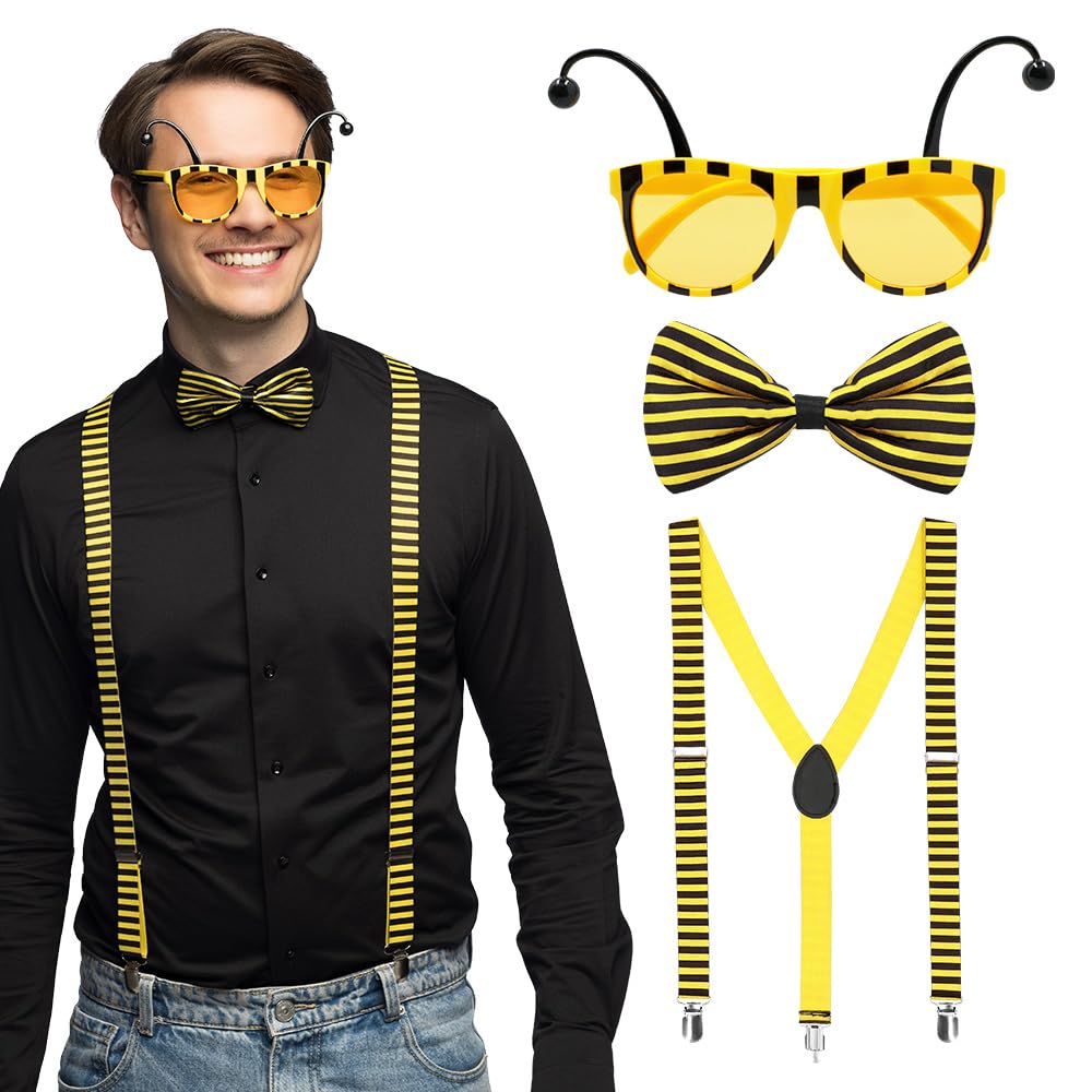 Boland 14060 Set Honey Bee Costume, Unknown, Yellow, Standard Size