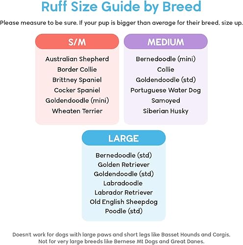 Miniatura 2 de Walkee Paws Leggings de lujo fáciles de poner para perro, vistos en Shark Tank, botas de nieve para perro para invierno, lluvia, humedad y nieve,