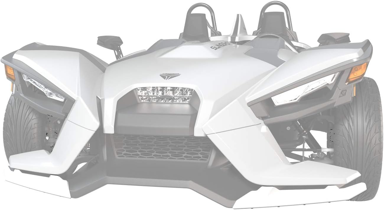 Polaris 2884948-133 White Front Wing Guards 2015-2021 Slingshot GT R SL LE SLR S