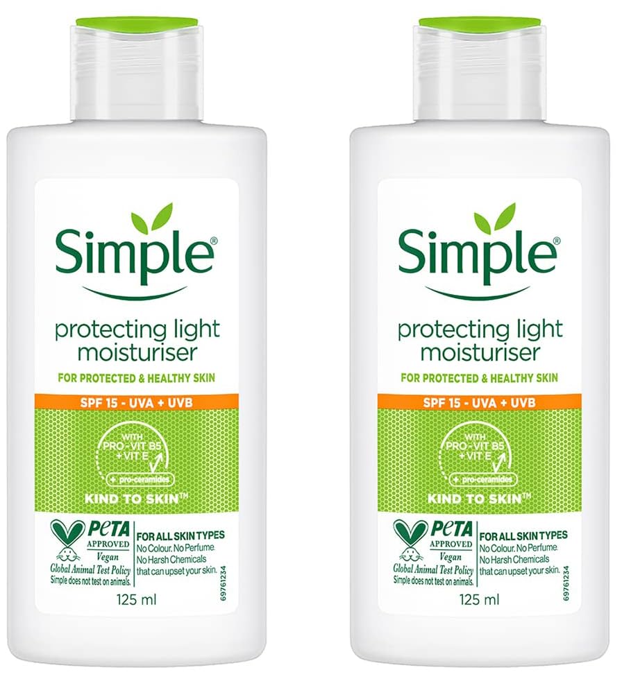 simple Kind To Skin Protecting Light Liquid Moisturiser 125 Ml (Pack Of 2)