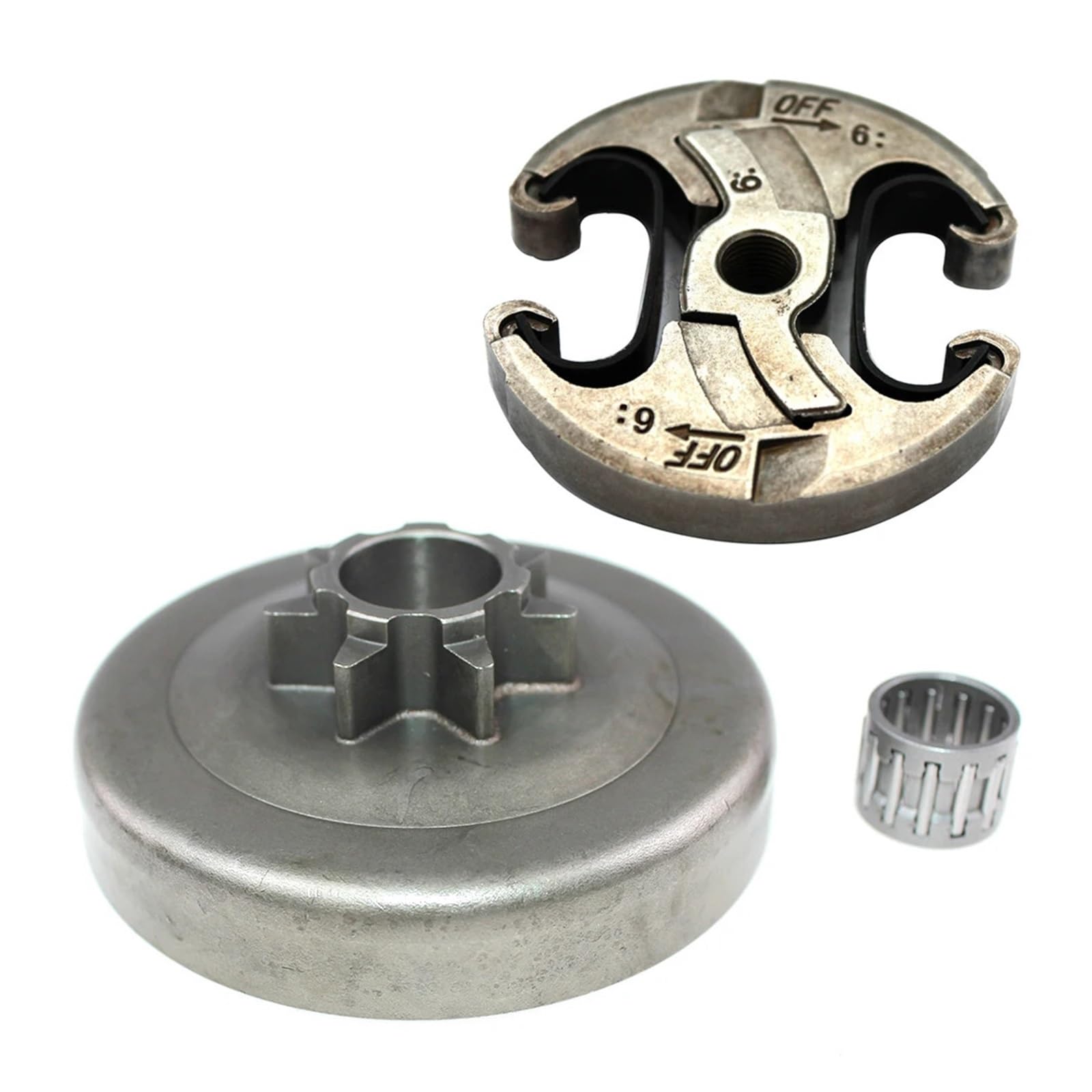 Tambour d'embrayage avec pignon de chaîne en acier trempé pour tronçonneuse 350 445 450 II