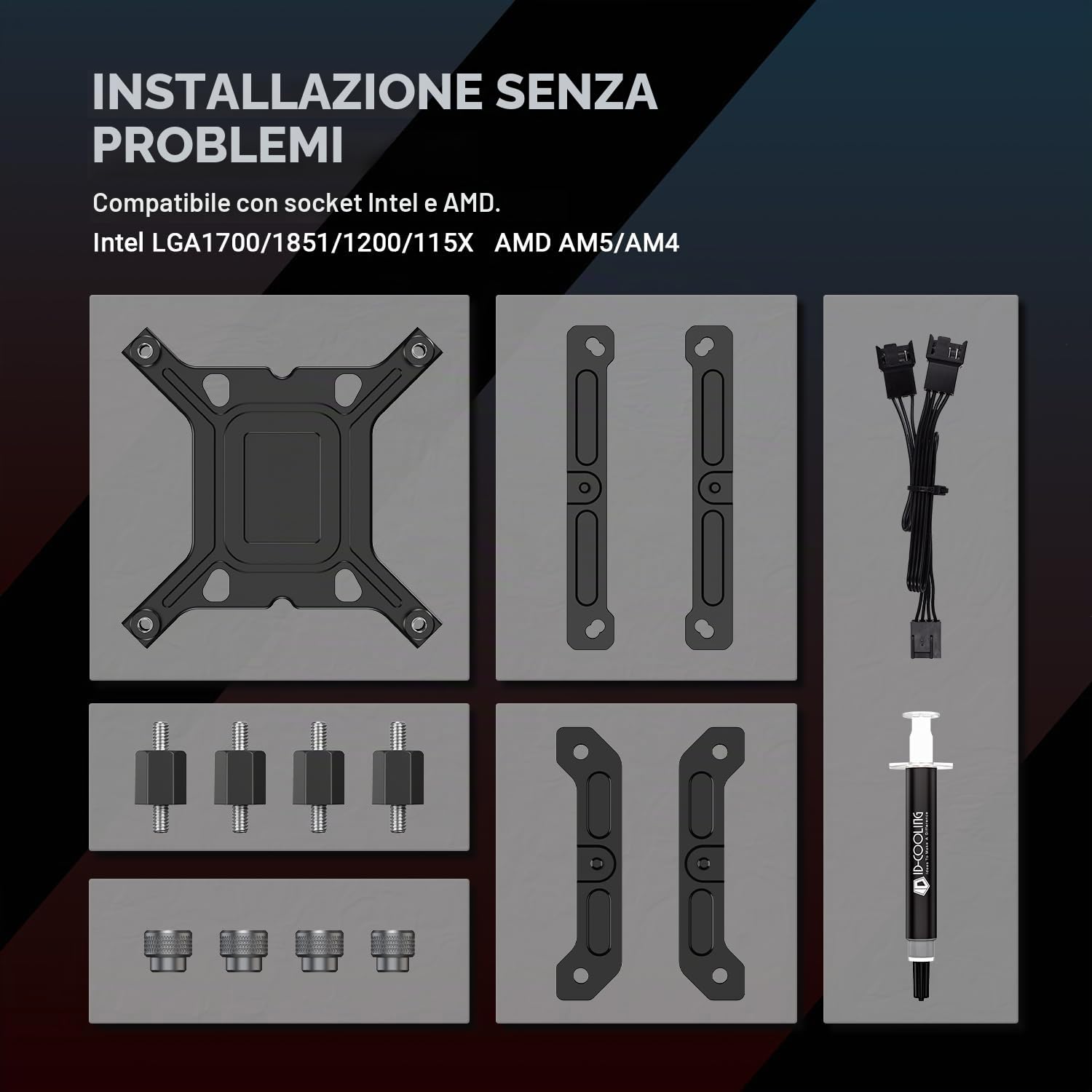 ID-COOLING Raffreddatore CPU FROZN A620 PRO SE - 5.59 pollici, Raffreddatore CPU, Compatibile con Desktop Computer