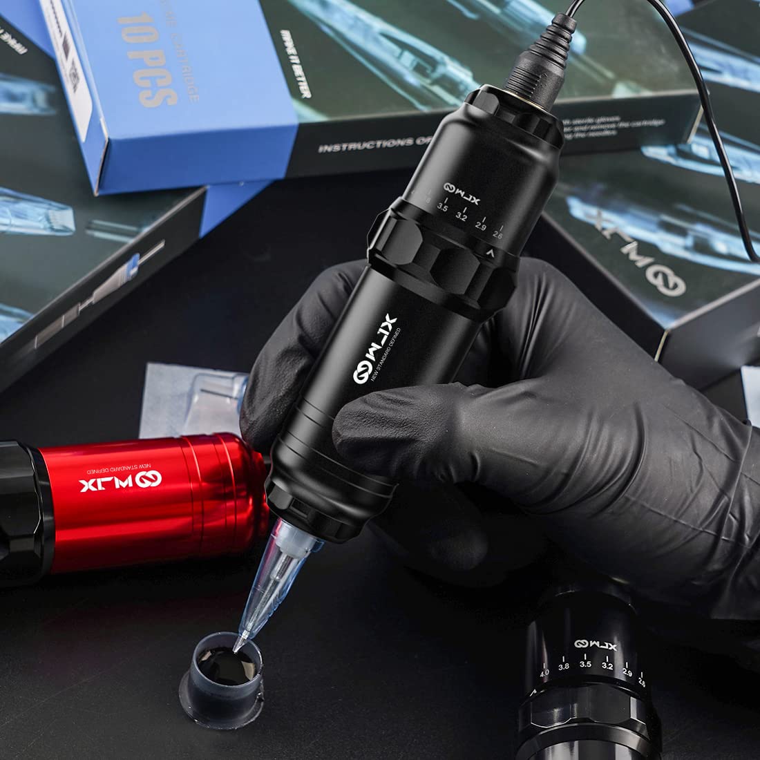 WJX ペン型タトゥーマシン maxonmotor 4.0（WJX Rotary Tattoo Pen 